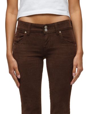 Beth Mid Rise Baby Boot Jeans in Black Coffee