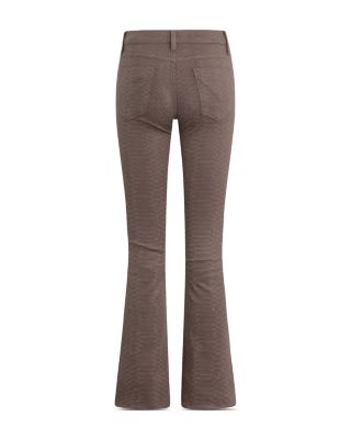 Barbara High Rise Bootcut Jeans in Iron Snake