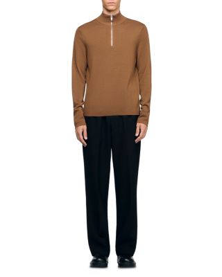 Wool Half Zip Sweater