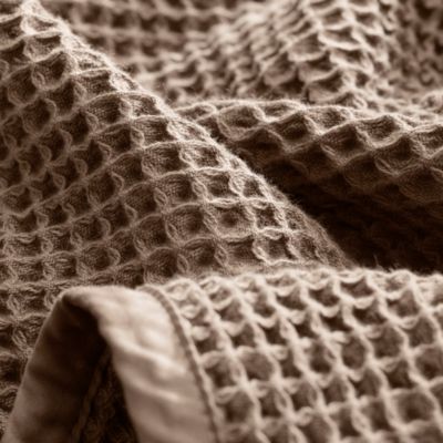 Waffle Organic Cotton Bed Blanket, Full/Queen