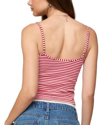 Edikted Two Piece Striped Headband Tank Top