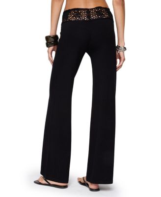 Edikted Kirsty Crochet Waist Knit Pants