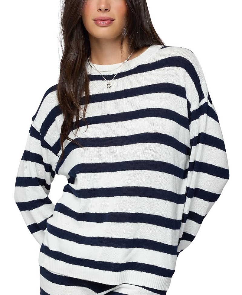 Edikted Amaris Oversized Striped Knit Sweater