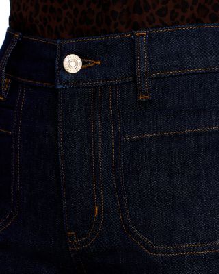 Le Slim High Rise Palazzo Jeans in Rinse