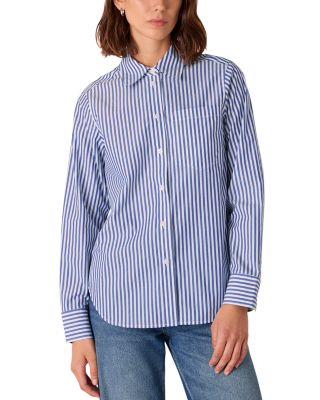 Petite Relaxed Fit Stripe Shirt