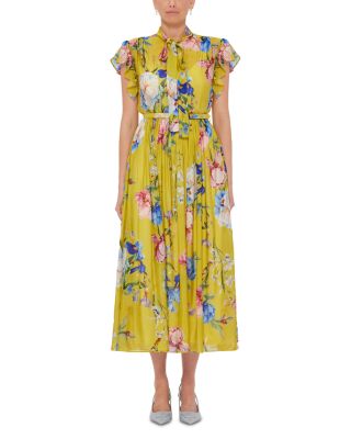 Grace Belted Midi Dress