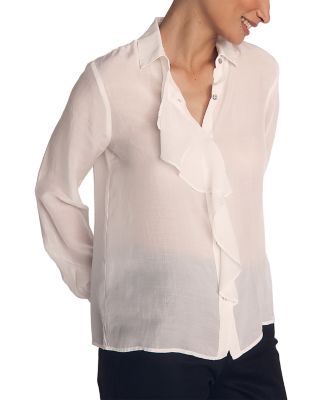 Ruffle Front Shirt