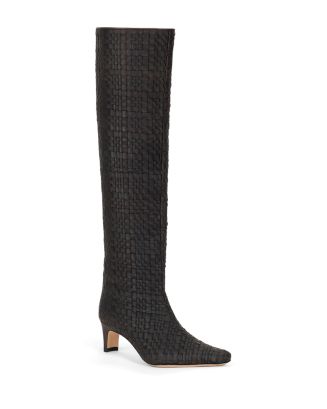 STAUD Women's Woven Wally Tall Boots | Bloomingdale's Shoes