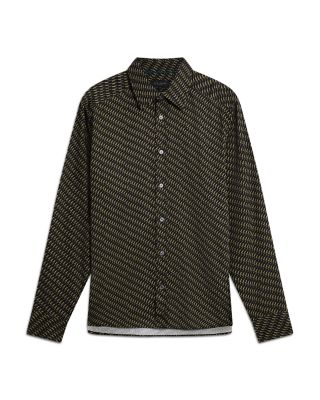 Kristov Regular Fit Bold Geo Cotton Tee