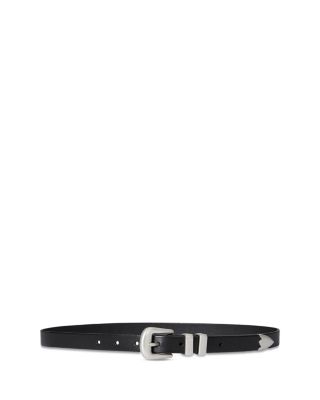 Western Distressed Leather Belt