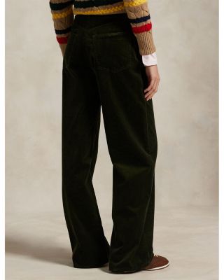 Cotton Corduroy Wide Leg Pant