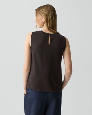 Silk Sleeveless Top