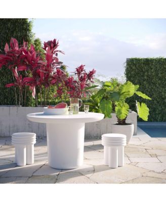 Delta Concrete Side Table