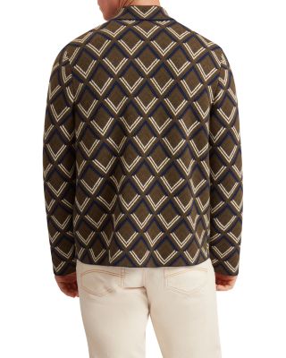 Dicapri Geo Jacquard Knitted Jacket