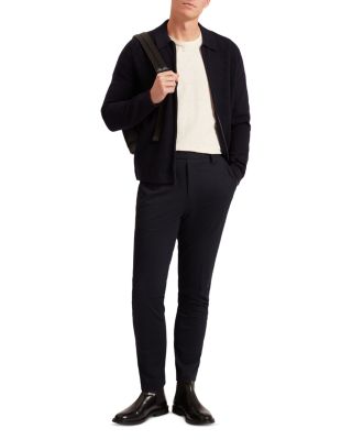 Fenrys Waffle Stitch Zip Sweater Jacket