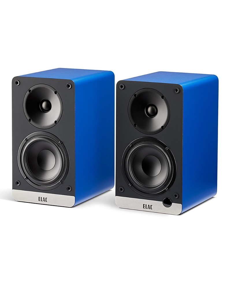 Elac Dcb41 4.5 Inch Powered Bookshelf Speaker - Pair In Blue