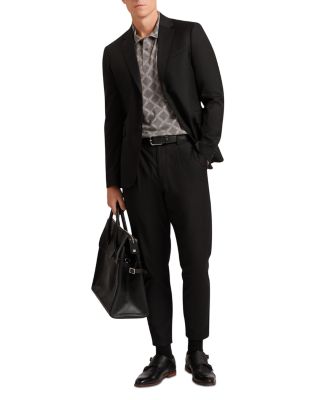 Dalimi Short Sleeve Diamond Jacquard Polo