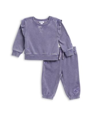 Girls' Floral Haze Sweatshirt & Pants Set - Baby