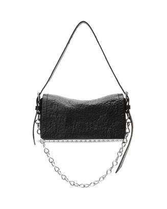 alexanderwang Alexander Wang Ricco Crushed Slim Flap Bag
