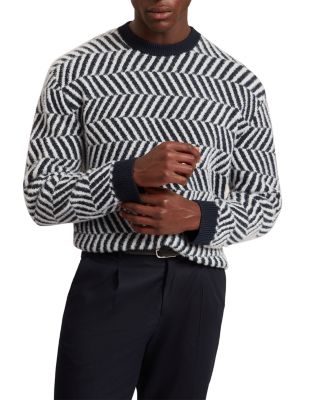 SERGEJ Chevron Graphic Jumper
