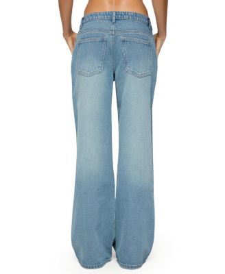  Raelynn Dark Rinse Washed Low Rise Baggy Jeans