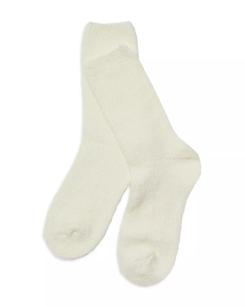 Stems Fuzzy Crew Socks