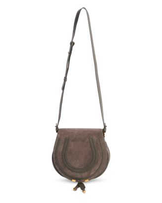 Chloé Marcie クロエ マーシー ショルダーバッグ レザー スエード Chloé Marcie Suede Saddle Bag | Bloomingdale's Handbags
