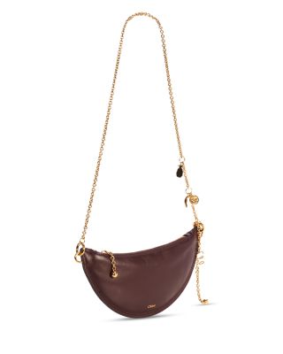 Icons Mini Leather Halfmoon Bag