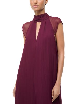 Camilla Tie Neck Maxi Dress