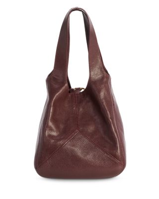 Balloon Small Leather Hobo Bag