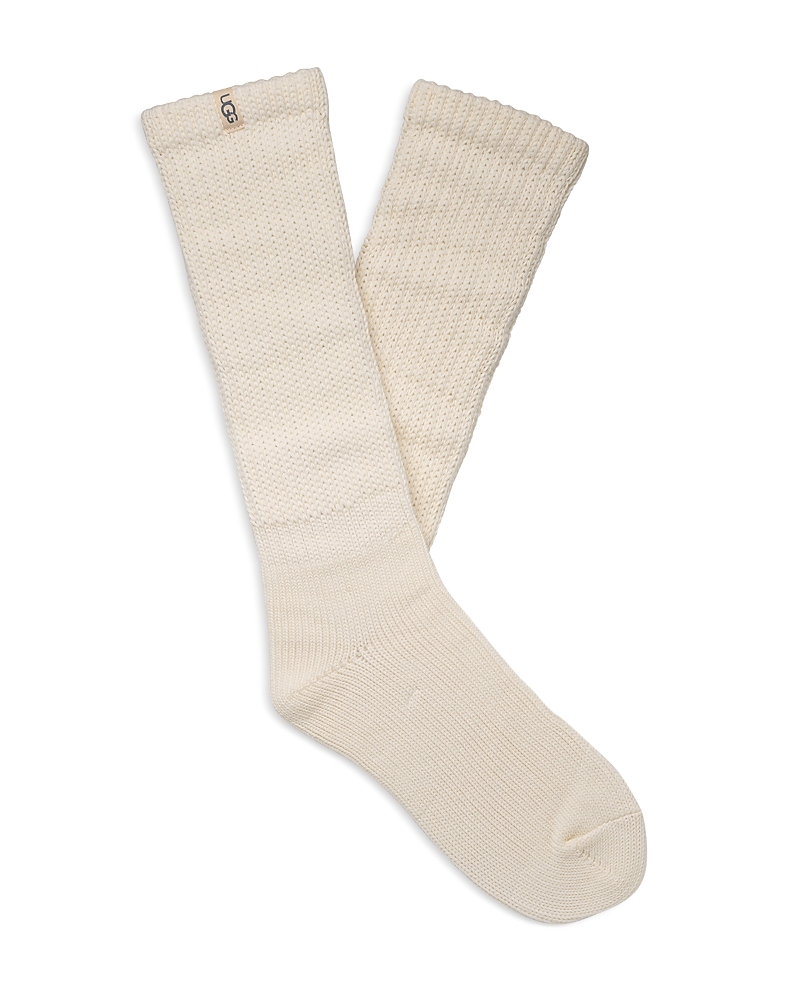 Ugg Tyla Slouchy Crew Ii Socks In Neutral