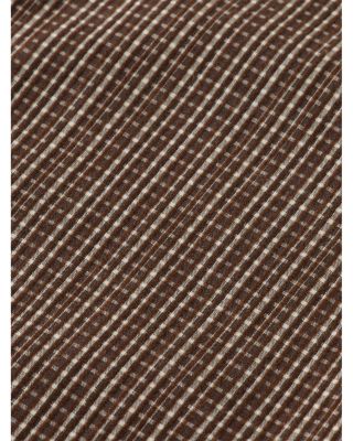 Relaxed Fit Micro Check Structured Shirt