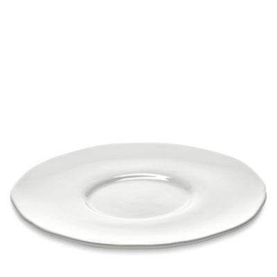 Silhouette White Coffee Saucer