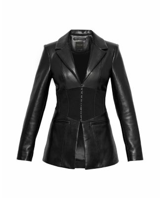 Amour Recycled Leather Blazer