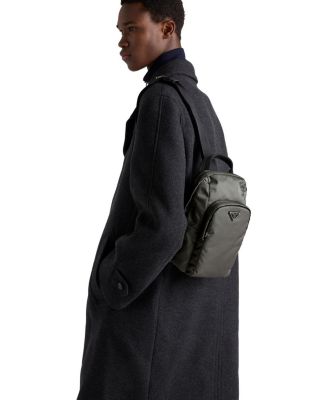 Re-Nylon And Saffiano Leather Backpack