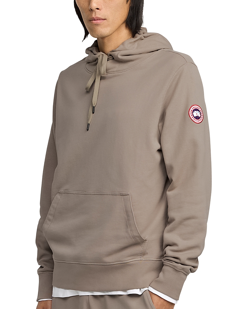 Canada Goose Huron Drawstring Hoodie In Brown