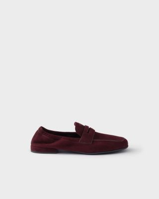 Women's Shuffle Antiqued Suede Loafers