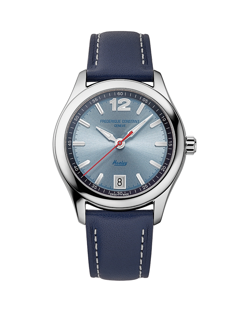Frederique Constant Vintage Rally Healey Watch, 36mm In Blue