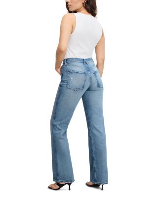 Good Standard Petite Bootcut Jeans in Indigo998
