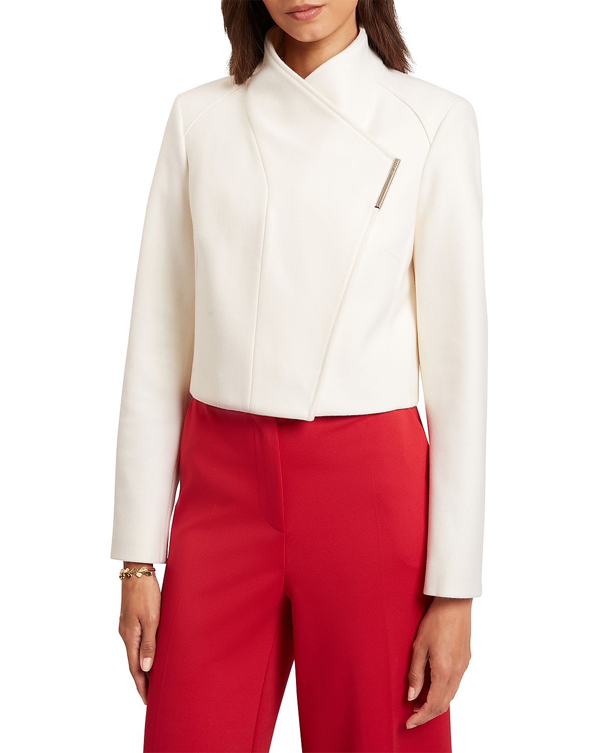 Ted Baker Rosecee Wool Blend Wrap Jacket