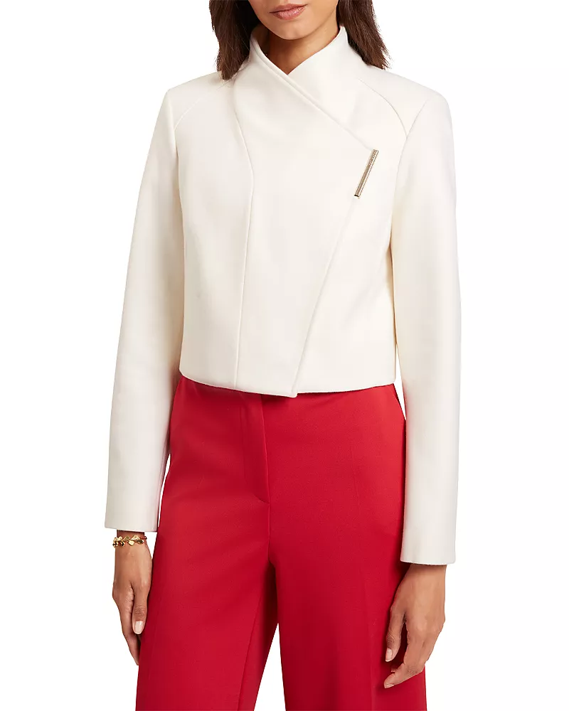 Ted Baker Rosecee Wool Blend Wrap Jacket