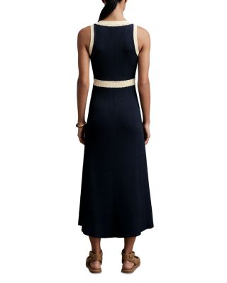 Lou Craft Detail Knitted Midi Dress