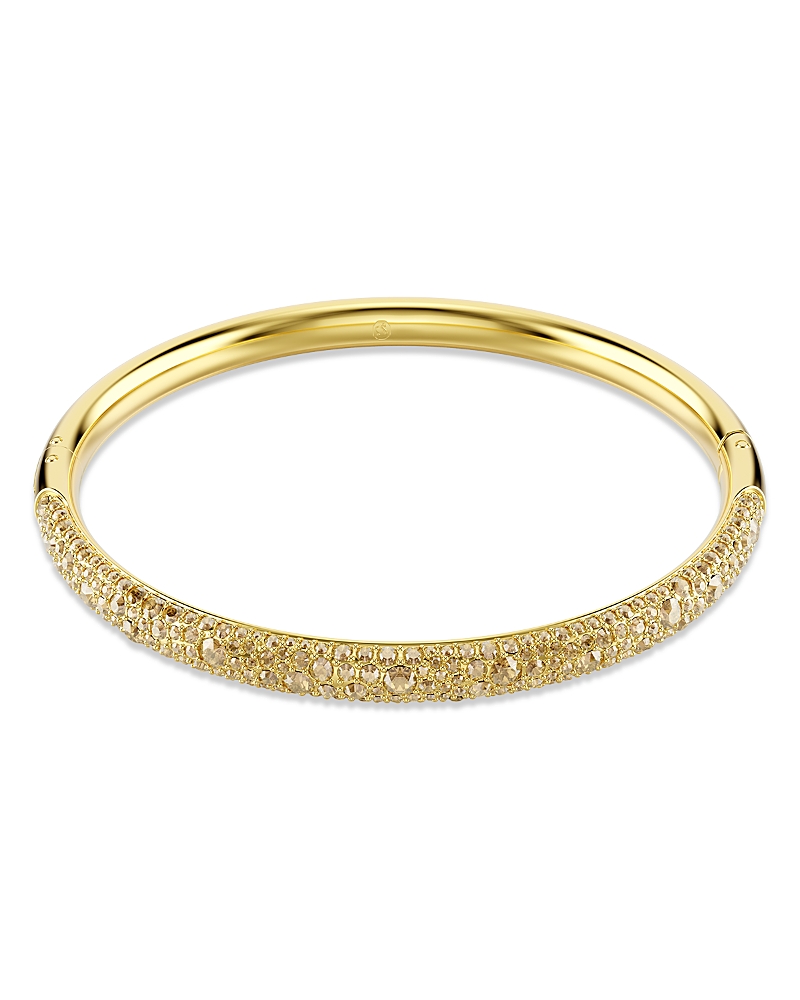 Swarovski Sublima Crystal Pave Bangle Bracelet In Gold