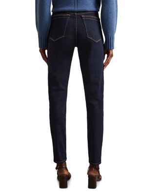 Petites Hattie Skinny Jeans in Dark Blue