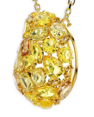 Gema Mixed Cut Crystal Pendant Necklace, 25.62"-29.5"