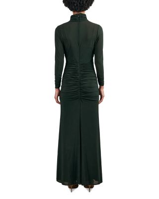 Danni Long Sleeved Ruched Maxi Dress