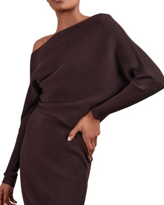 Lara Drape Knitted Bodycon Dress