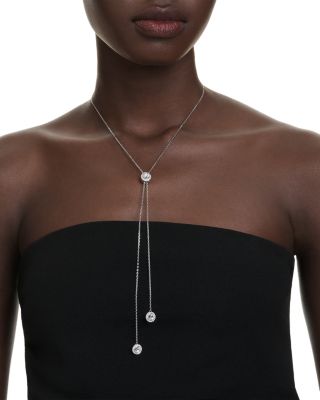 Una Crystal Angelic Reversible Lariat Necklace, 16.5-19.25"