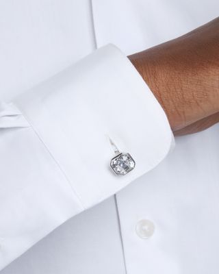 Millenia Octagon Cut Crystal Cufflinks