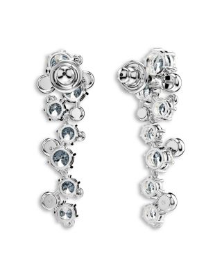 Constella Crystal Linear Drop Earrings